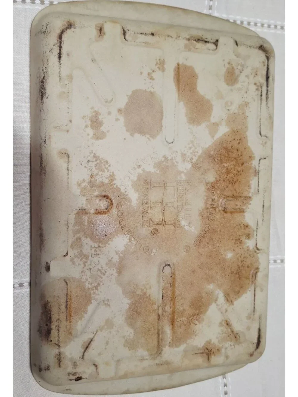 The Pampered Chef Stoneware Baking Tray 11